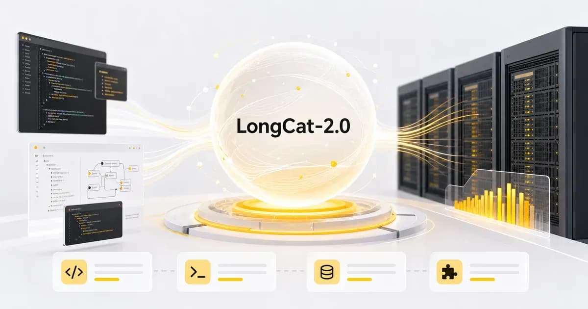 LongCat-2.0 模型核心连接代码面板与计算集群