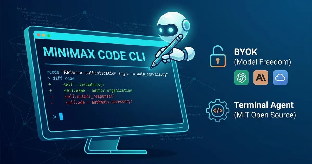 MiniMax Code CLI 开源终端编程 Agent 界面与 BYOK 模型接入插图