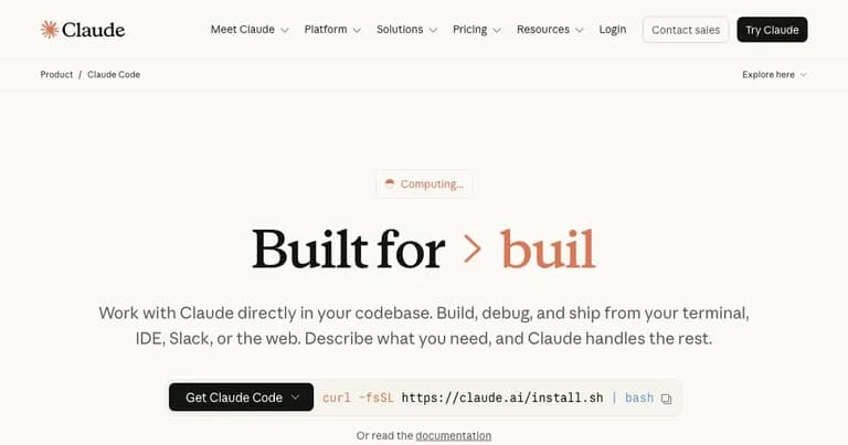 Claude Code AI 工具界面缩略图