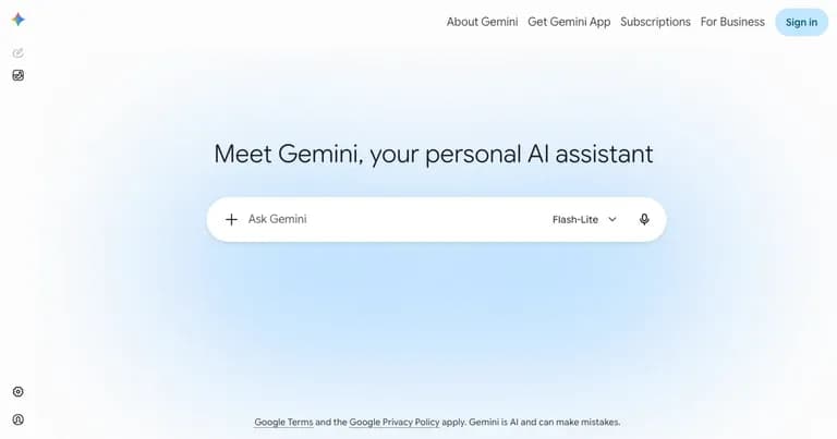 Gemini AI 工具界面缩略图
