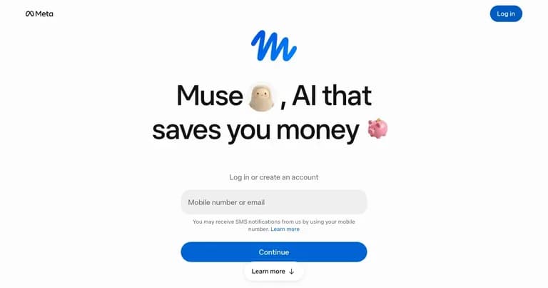 Muse AI 个人智能体界面缩略图