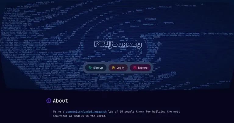 Midjourney AI 图像生成工具界面缩略图