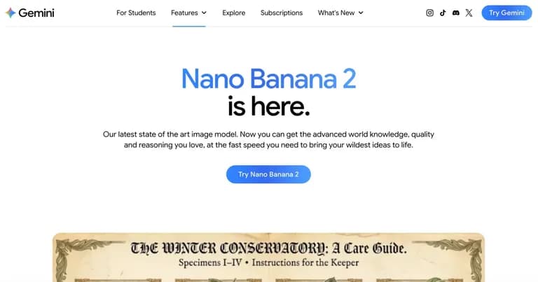 Nano Banana AI 图像生成工具界面缩略图